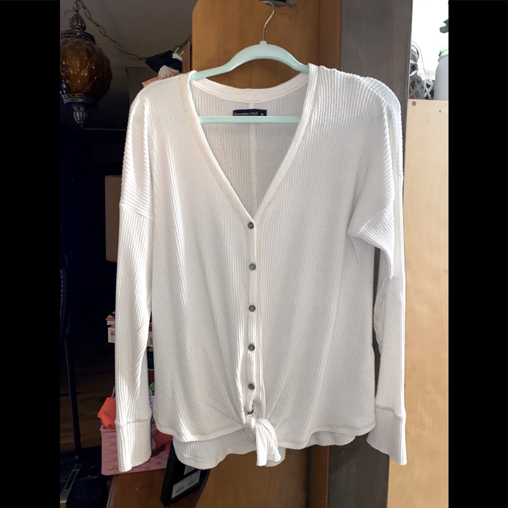 Abercrombie waffle knit top